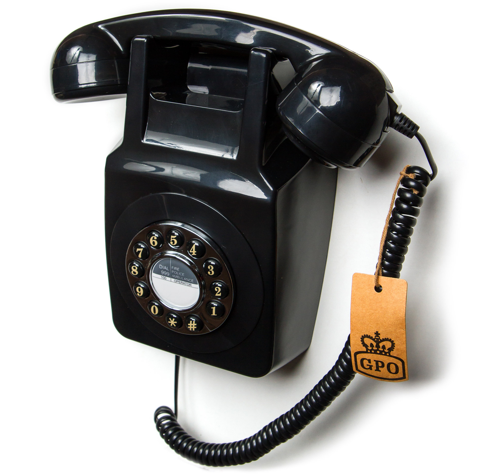 Retro Wall Mounted Single-Line Analogue Corded Telephone – RW-5102(A)